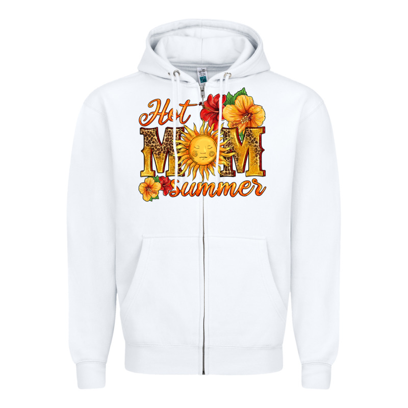 Hot Mom Summer Zipper Hoodie by HRA Design Shop | Teevron