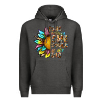 Charcoal Heather she believed she could so she did Premium Hoodie - NancyCooperArtShop