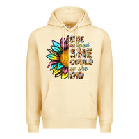 Pina Colada she believed she could so she did Premium Hoodie - NancyCooperArtShop