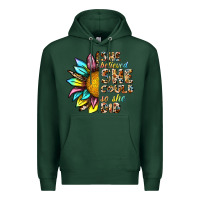 Sports Green she believed she could so she did Premium Hoodie - NancyCooperArtShop