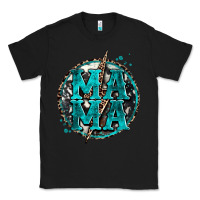 Black cowhide mama lighting bolt Classic Tee - Zillion Design Studio