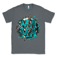 Charcoal Heather cowhide mama lighting bolt Classic Tee - Zillion Design Studio