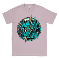 Lilac cowhide mama lighting bolt Classic Tee - Zillion Design Studio
