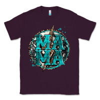 Plum cowhide mama lighting bolt Classic Tee - Zillion Design Studio