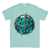 Seafoam cowhide mama lighting bolt Classic Tee - Zillion Design Studio
