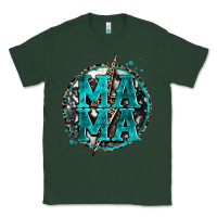 Sports Green cowhide mama lighting bolt Classic Tee - Zillion Design Studio