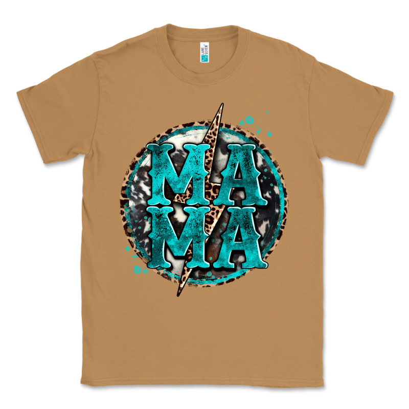 Cowhide Mama Lighting Bolt Classic Tee by Zillion Design Studio | Teevron