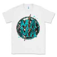 White cowhide mama lighting bolt Classic Tee - Zillion Design Studio