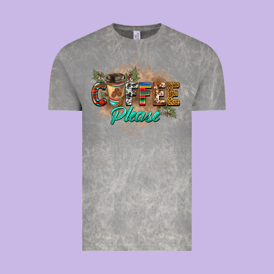Coffee Please Vintage Tee Designed By Barkaloodesign