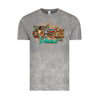Cloud Rock coffee please Vintage Tee - BarkalooDesign