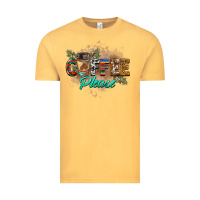 Vintage Mustard coffee please Vintage Tee - BarkalooDesign