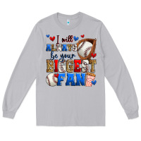 Moon Dust i will always be your biggest fan baseball Long Sleeve Tee - Zillion Design Studio