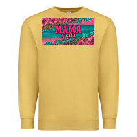 Antique Gold pink roses mama of girls license plate Premium Sweatshirt - Artiststas