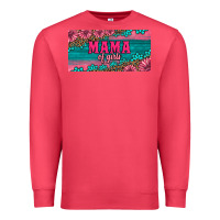 Cardinal pink roses mama of girls license plate Premium Sweatshirt - Artiststas