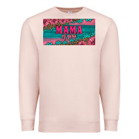 Pale Pink pink roses mama of girls license plate Premium Sweatshirt - Artiststas
