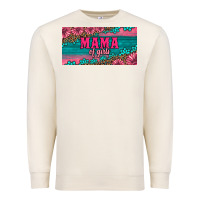 Sandshell pink roses mama of girls license plate Premium Sweatshirt - Artiststas