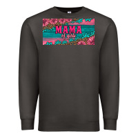 Smoke pink roses mama of girls license plate Premium Sweatshirt - Artiststas