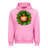 Fuchsia Pink St. Patricks Sunflower With Dwarf Urban Hoodie - BundleAndBundleShop