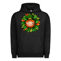 Pigment Black St. Patricks Sunflower With Dwarf Urban Hoodie - BundleAndBundleShop