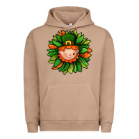 Pigment Burro St. Patricks Sunflower With Dwarf Urban Hoodie - BundleAndBundleShop