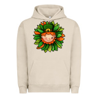 Pigment French Oak St. Patricks Sunflower With Dwarf Urban Hoodie - BundleAndBundleShop