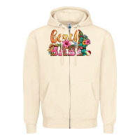 Sandshell beach babe Zipper Hoodie - HRA Design Shop
