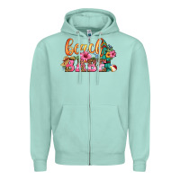 Beach Babe Zipper Hoodie | Teevron