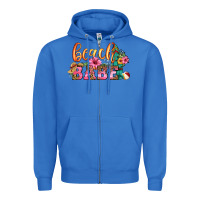 True Royal beach babe Zipper Hoodie - HRA Design Shop