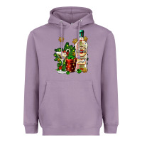 Lavender cocrtail martini and gift and snow Heavyweight Hoodie - AdoDesignShop