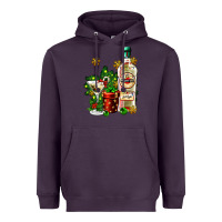 Plum cocrtail martini and gift and snow Heavyweight Hoodie - AdoDesignShop