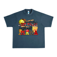 Midnight Navy somebody's loud mouth softball mama Urban Heavy Tee - Zillion Design Studio