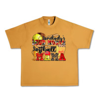 Peanut Butter somebody's loud mouth softball mama Urban Heavy Tee - Zillion Design Studio