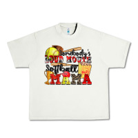 Pistachio somebody's loud mouth softball mama Urban Heavy Tee - Zillion Design Studio