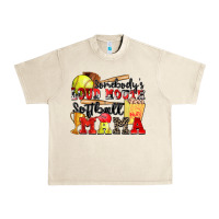 Sandshell somebody's loud mouth softball mama Urban Heavy Tee - Zillion Design Studio