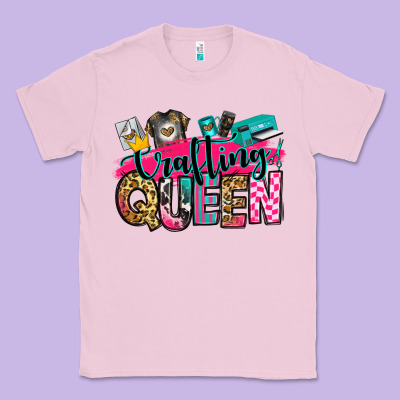 Crafting Queen Classic Tee Designed By Zillion Design Studio