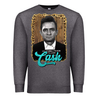 Charcoal Heather johnny cash Premium Sweatshirt - AdoDesignShop