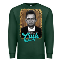 Sports Green johnny cash Premium Sweatshirt - AdoDesignShop