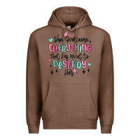 Chestnut she overcame everything that was meant to destroy Premium Hoodie - MaliasSmallBusiness
