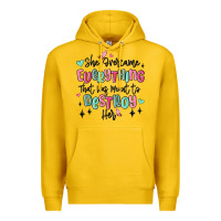 Lemon she overcame everything that was meant to destroy Premium Hoodie - MaliasSmallBusiness