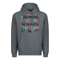 Rock she overcame everything that was meant to destroy Premium Hoodie - MaliasSmallBusiness