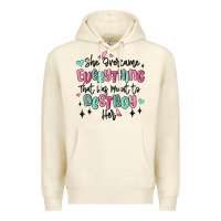 Sandshell she overcame everything that was meant to destroy Premium Hoodie - MaliasSmallBusiness