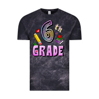 Cloud Black Sixth Grade Vintage Tee - RanaPortraitStore