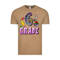 Vintage Coffee Sixth Grade Vintage Tee - RanaPortraitStore