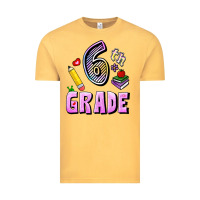 Vintage Mustard Sixth Grade Vintage Tee - RanaPortraitStore