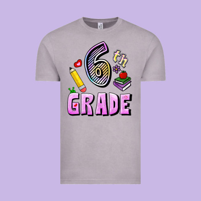 Vintage Tee Sixth Grade