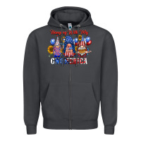 Smoke hangin with my gnomerica Zipper Hoodie - RacoonDesign