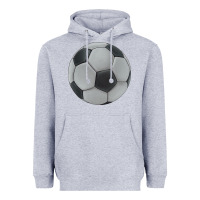 Heather Grey soccer ball Heavyweight Hoodie - JahusDesignShop