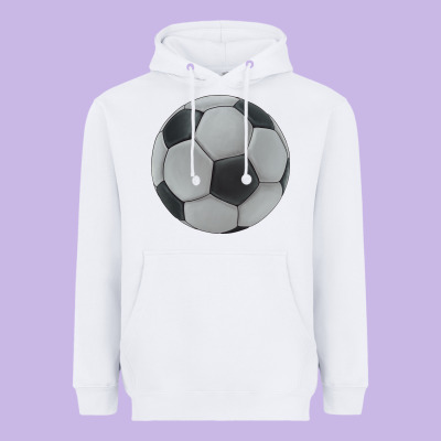 Soccer Ball Heavyweight Hoodie Designed By Jahusdesignshop