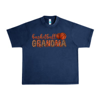 Navy basketball grandma with leopard Urban Heavy Tee - texasbilliewilder