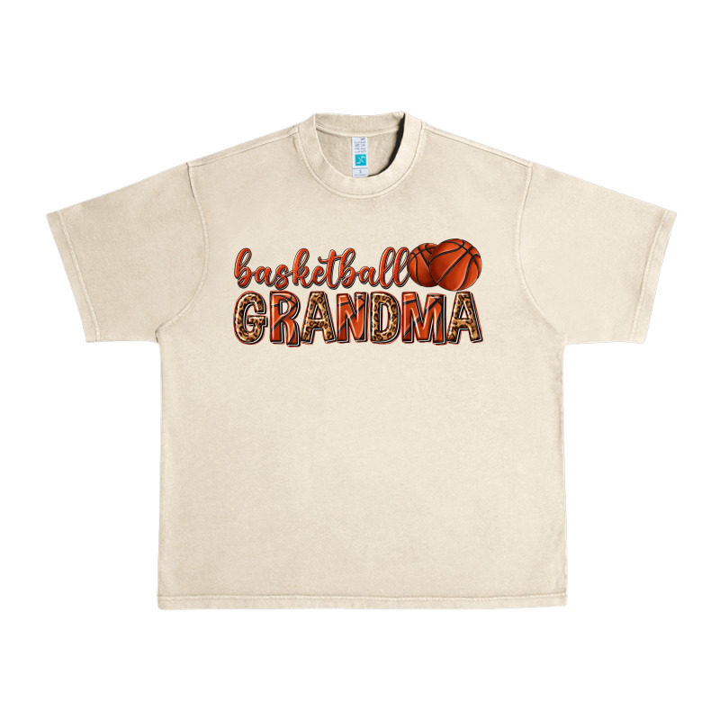 Basketball Grandma With Leopard Urban Heavy Tee by texasbilliewilder | Teevron